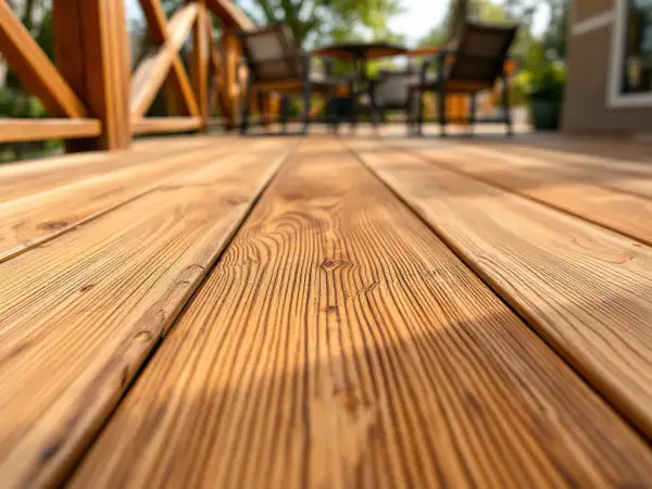 Wood deck